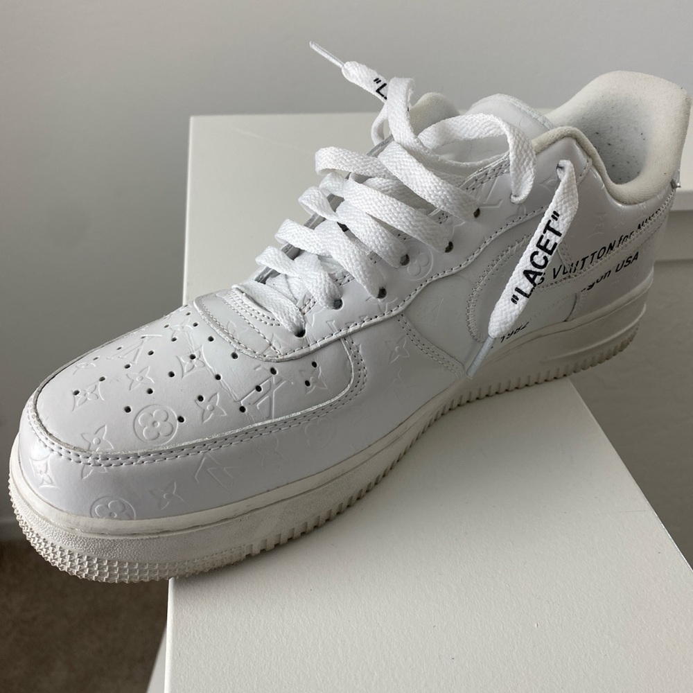 White Louis Vuitton Sneakers